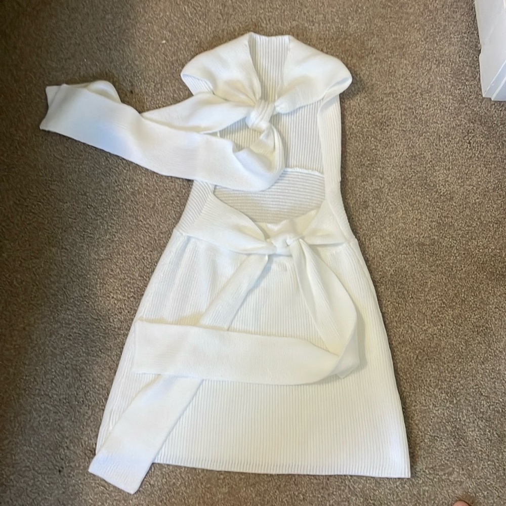 Free people sweater halter dress